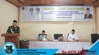 Wakil Bupati Tanjab Barat Buka TC Tahap Dua Qori Qoriah Dalam Rangka Ikut Serta MTQ ke-52 Tingkat Provinsi Jambi