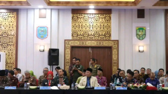 Wabup Hairan Hadiri High Level Meeting Tim Pengendalian Inflasi Daerah