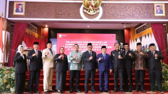 Wabup Hairan Hadiri Pelantikan Direktur Utama PT. Bank Pembangunan Daerah Jambi