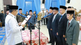 Bupati Tanjung Jabung Barat Melantik Pimpinan BAZNAS Periode 2021-2026