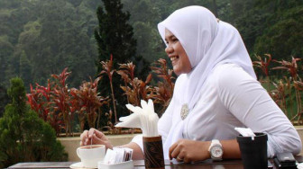 Dilla Hich Makin Optimis Maju Pemilihan Bupati Tanjungjabung Timur